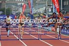 Tiffany Porter wins the 100 metres hurdles, Great North CityGames. Photo: David T. Hewitson/Sports for All Pics